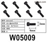 HG P410 Parts W05009 HM2x6mm Hexagon socket HM screws for 1/10 HengGuan P410 Raptor Pickup RC Car Vehicles Model.Total 8pcs.